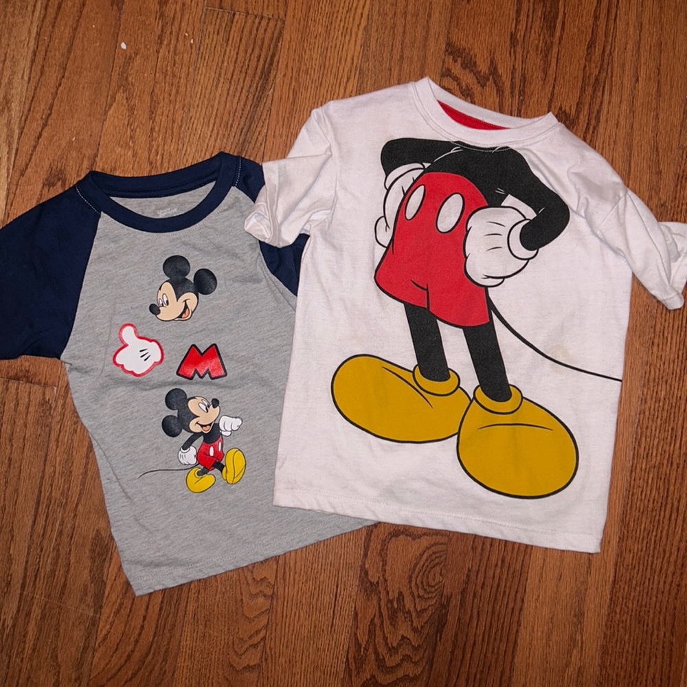 Size 4 boys Mickey shirts